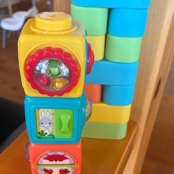 Colorful Stacking Blocks Toy Set - Picture 3 of 3